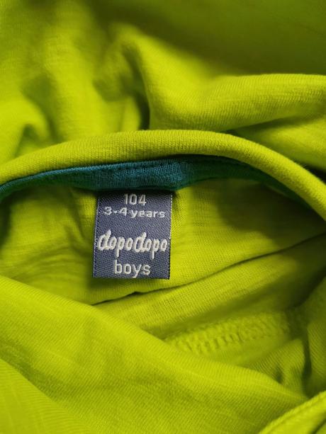 Tričko s dlhým rukávom a golierom, dopodopo,104