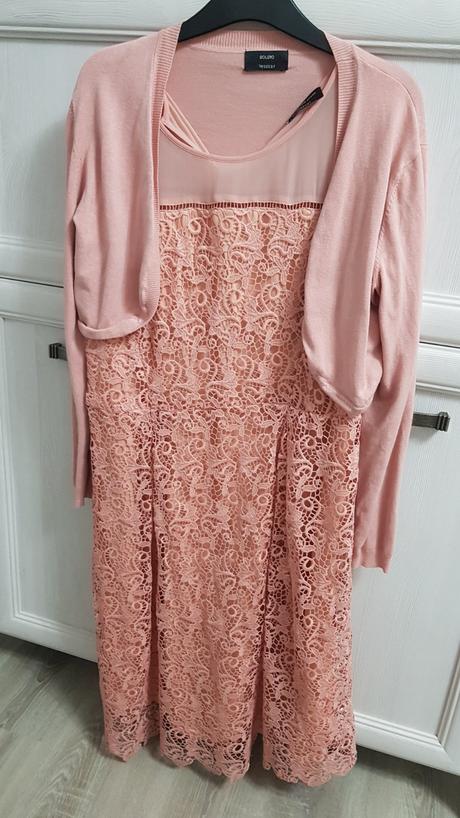Dámske ružové šaty, c&a,42