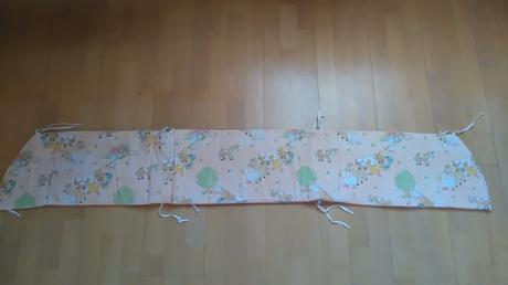 Mantinel - hniezdo do detskej postieľky , šírka (cm): 30,dĺžka (cm): 160