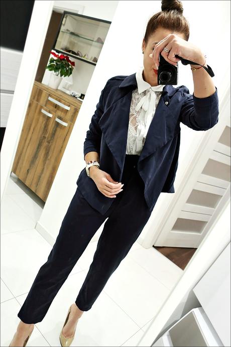 Tmavomodré tenké sačko zara, zara,xs