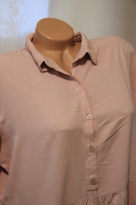 Ružová viskózová blúzka, xl, xl