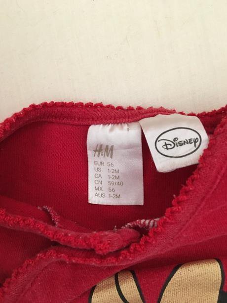 Disney pyžamko pre bábätko, h&m,56