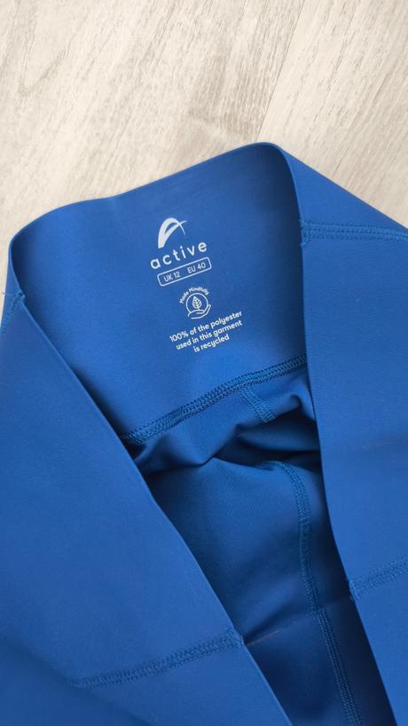 Modré dámske legíny veľ.40, active,l