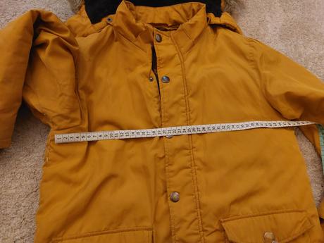 Žltá bunda 158/164, tchibo,158
