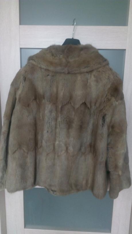 Pravý kožuch zo zajaca, xxl