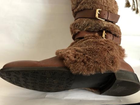 Frida luxusne znackove cizmy s pravou kozusinou, 37