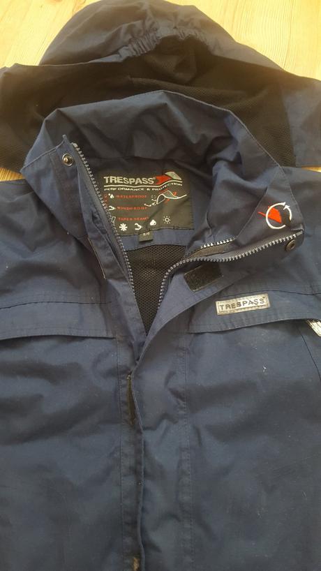 Modrá prechodná bunda na 5-6 rokov, 116