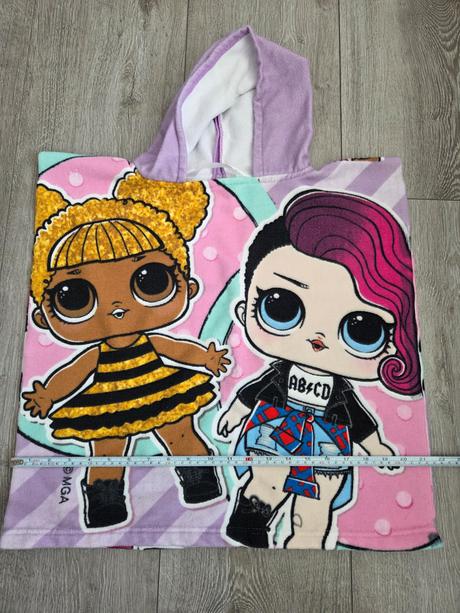 Pončo osuška detská na pláž lolky, 