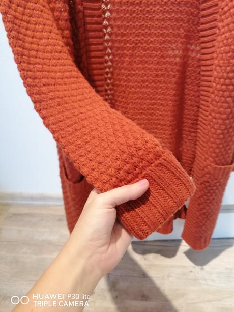 Sveter tehlový vero moda, vero moda,s