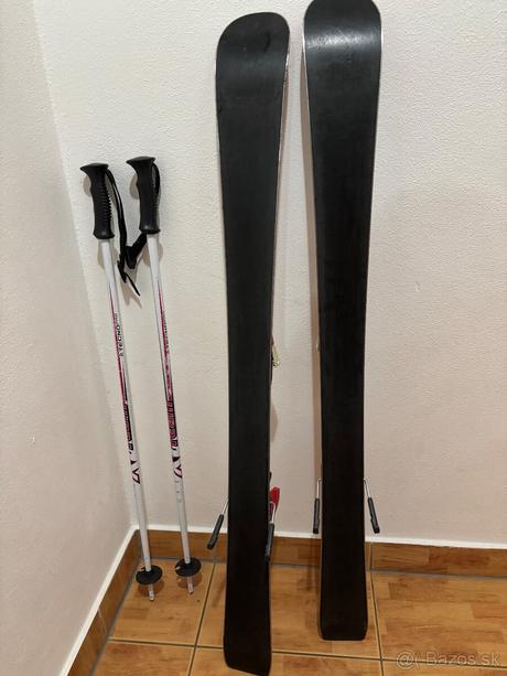 Lyže, lyžiarky, paličky, 90-99 cm