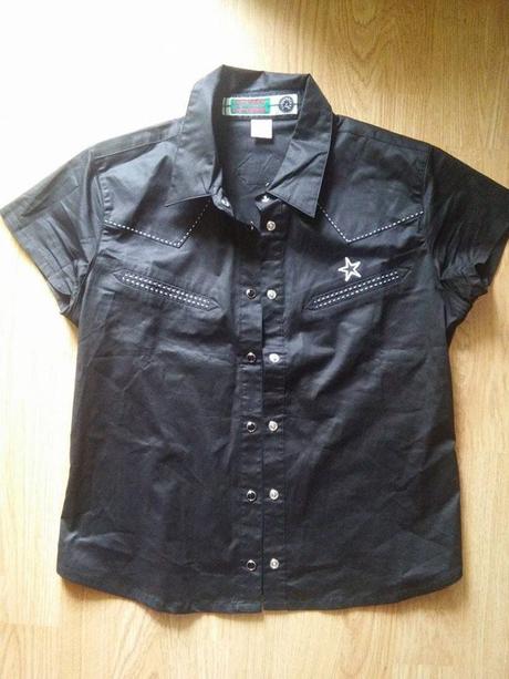 Bluzka kenvelo čierna, kenvelo,l