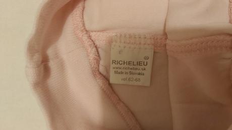 Polodupačky 68 ružové, richelieu,68