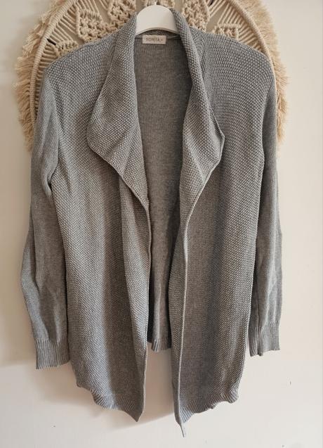 Sivý kardigán bonita, m