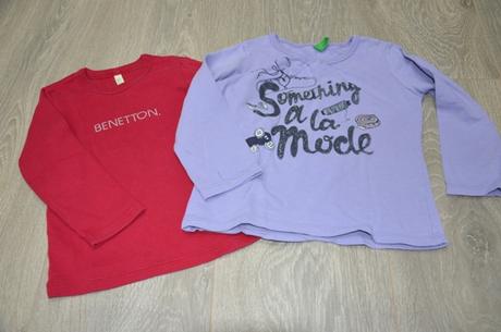 2 x tričko benetton, benetton,86