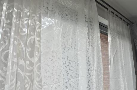 2x záclona s laserovou potlačou-137x243cm, 