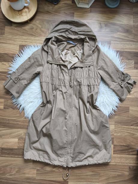 Dámsky štýlový trenckot s 3/4 rukávom, m