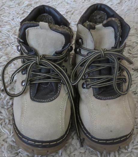 Kožené zimné topánky, čižmy, 31