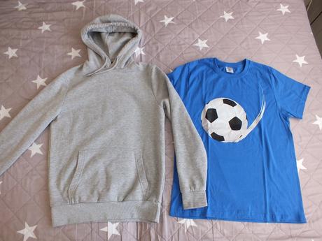Chlapčenská mikina + tričko, c&a,s