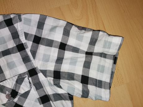 Cierno-biela kosela kocka, fishbone,m