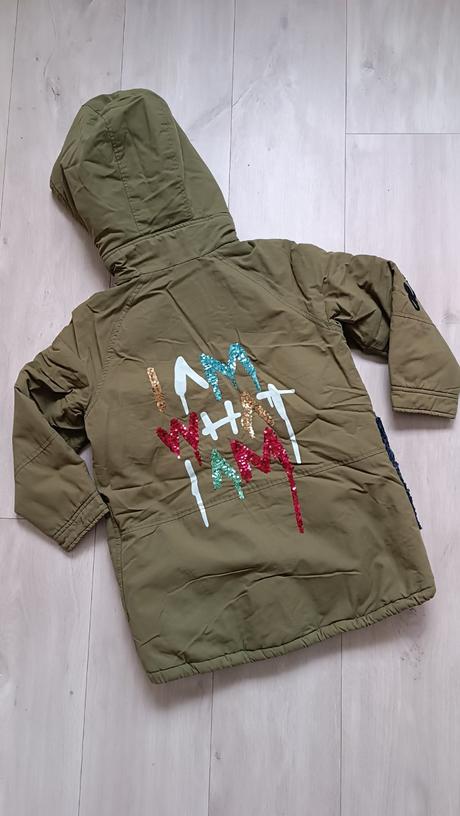 Zimná bunda parka, zara,128
