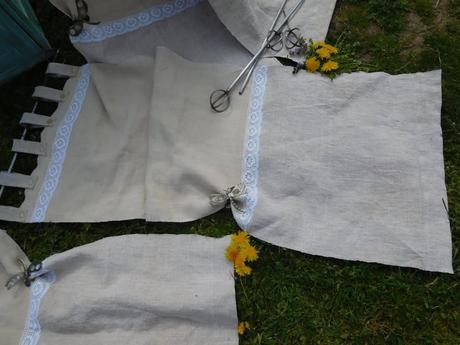 Tkané platno závesy,, 