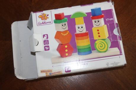 Drevená skladačka figúrky stacking puzzle figures,