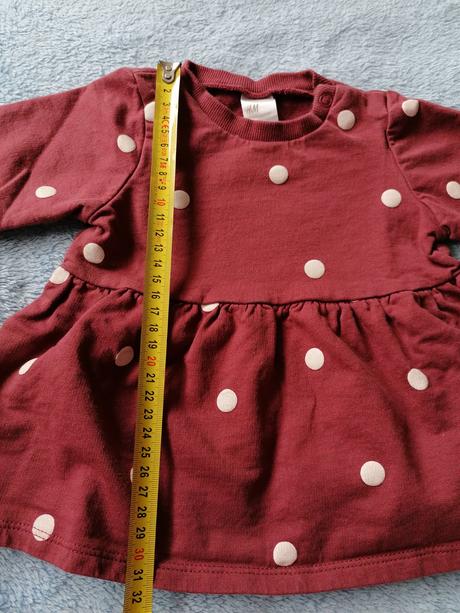 Teplakove šaty, h&m,68