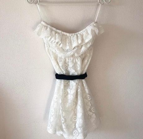 Krajková off shoulder blúzka so spodničkou, gate,m