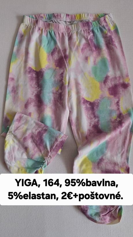 Dievčenské dúhové legíny yigga, yigga,164