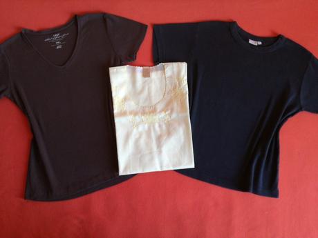 Dámske bavlnené  tričká l  a blúzka, h&m,l