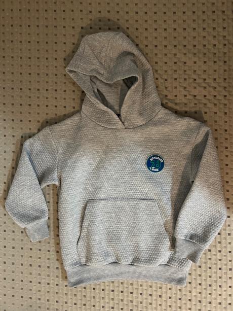 Chlapčenská mikina s kapucňou veľ. 122, 122