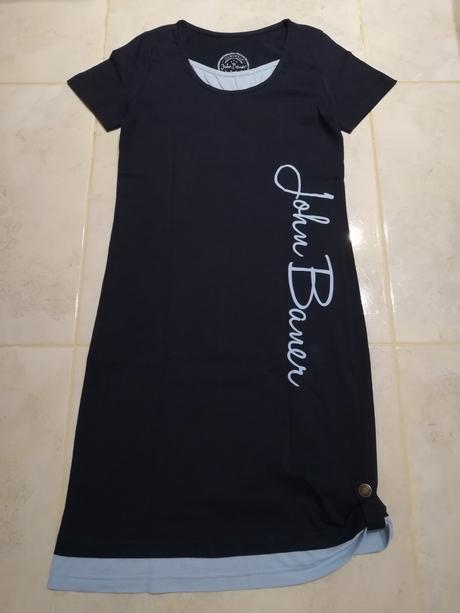 Šaty bavl. - top stav, bonprix,s