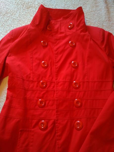 Červený jarník/plášť, s