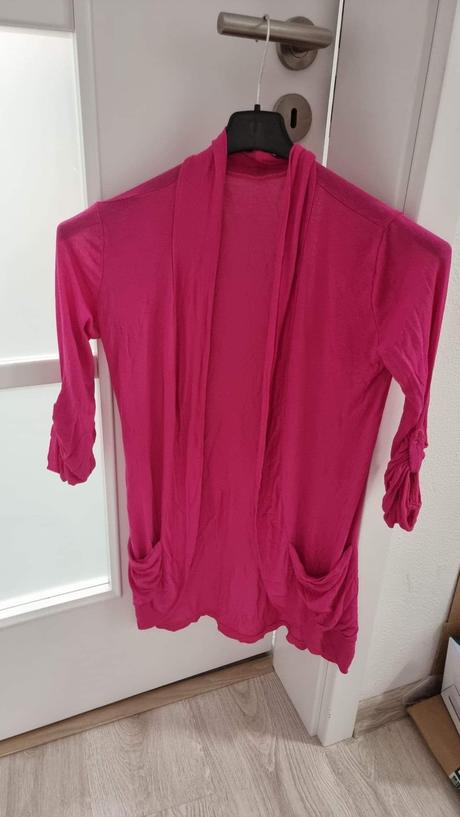 Ružový kardigan, m