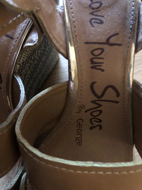 Sandále na platforme, george,40