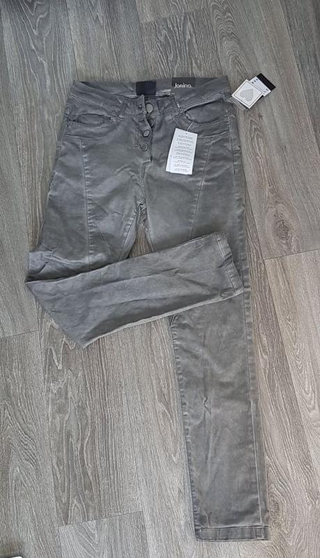 Šedé štýlové nohavice, 36