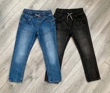 2x mäkké rifle veľ. 110/116, c&a,110