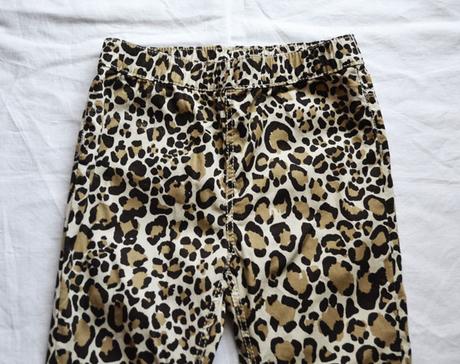Tenké leo nohavice, h&m,116