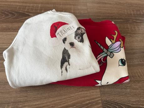 Set vianočných mikín 146/152, h&m,146