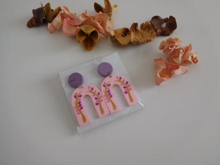 Drevené náušnice, 