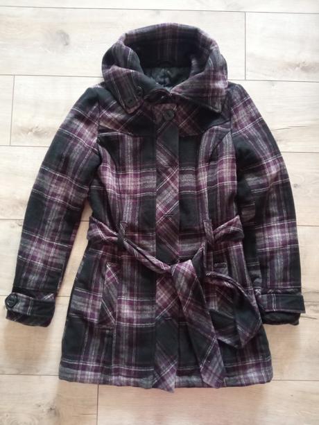 Dámsky kabát károvaný (38/40), colours of the world,m