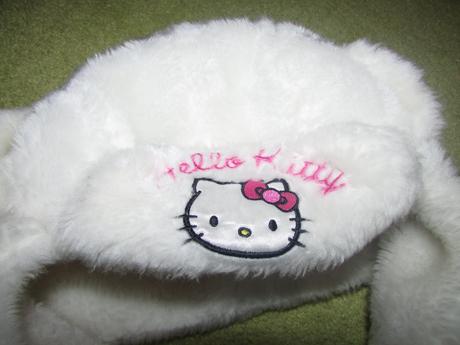 Nenosená teplučká ušianka hello kitty, sanrio,104