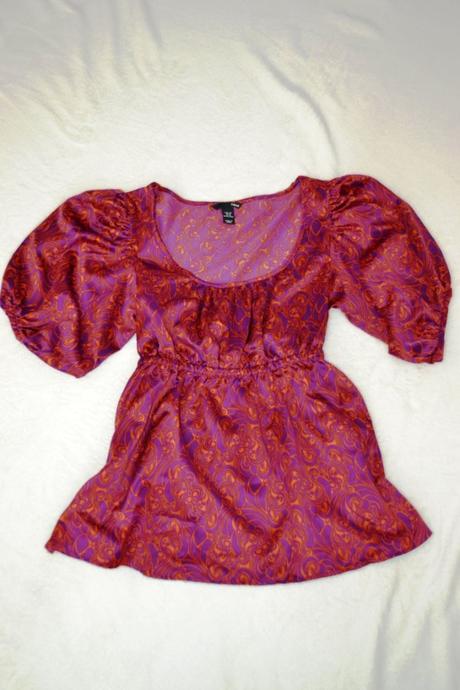 Tunika s puff rukavmi, h&m,40