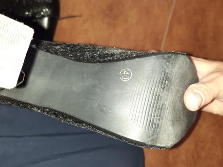 Vysoke členkove čižmičky na platforme, flitrové, 40