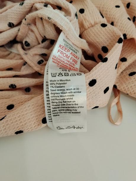 Bodkovaný top miss selfridge  jemná ružová, miss selfridge,38