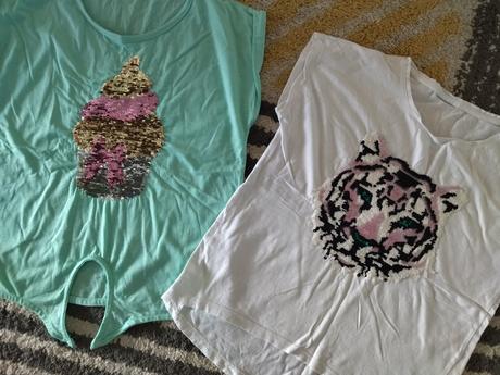 Tričko s flitrami yfk 146/152, 146