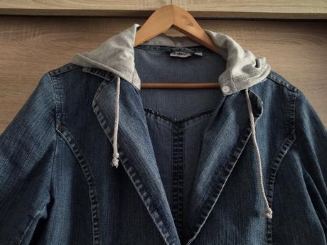 Riflová modrá bundička, 38