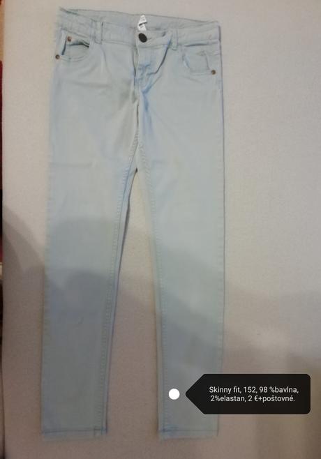 Dievčenské bledomodré rifle - hema., hema,152