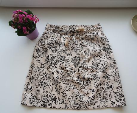 Ľanová sukňa, pepco,s