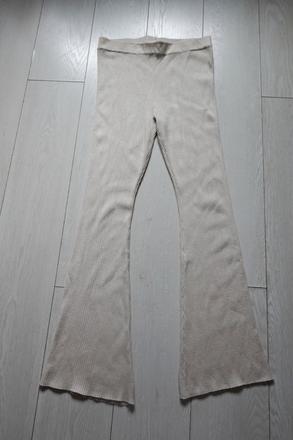 Mäkkučké úpletové nohavice mango, mango,l